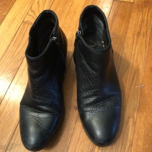 Sam Edelman Black Leather Petty Boots